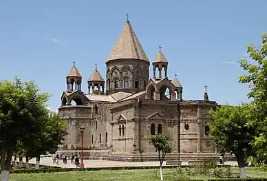 Etchmiadzin Cathedral, Vagarshapat, by Gregory the Illuminator, 301-1868