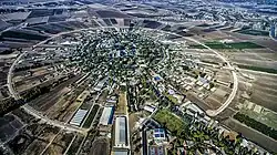 Aerial view of Nahalal