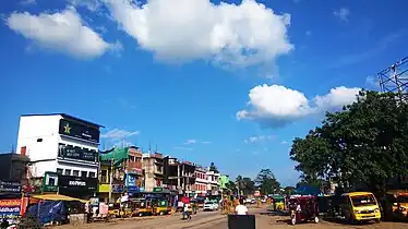 Nagaon city skyline