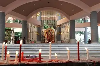 Idol of the goddess Kali in Ramna Kali Temple