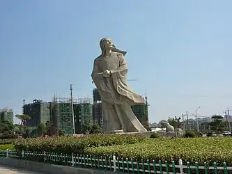 Tao Yuanming statue in his hometown (柴桑) (modern Jiujiang, Jiangxi)