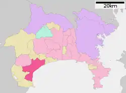 Location of Odawara