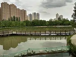 Anning District from the Lanzhou Botanical Garden