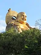 Statue of Budai at Hushan Temple in Taiwan.