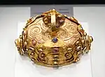 Gold crown inlaid with gems from the Dingling Mausoleum