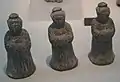 Women figures wearing Tang-dynasty style clothing, Silla.