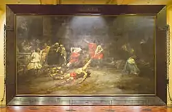 Spoliarium; by Juan Luna; 1884; oil on canvas; 4.22 m × 7.675 m