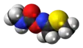 Space-filling model of (E)-Methomyl