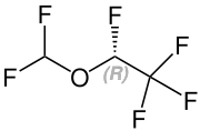 Structural Formula of (R)-Desfluran