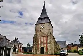 The church in Les Grandes-Ventes