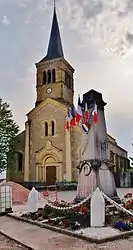 Church and war memorial