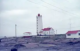 Lighthouse, keeper's house and outbuildings 1976