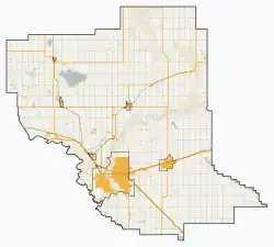 Coalhurst is located in Lethbridge County