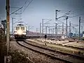 02423 Dibrugarh Rajdhani COVID-19 Special with GZB WAP7 arriving Katihar