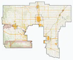 Airdrie is located in Rocky View County