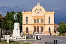 The 1869 Neolog Great Synagogue of Pécs, Hungary.