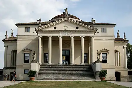 Renaissance portico of the Villa Capra "La Rotonda" (Vicenza, Veneto, Italy)