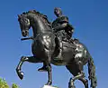 Statue of William III by John Michael Rysbrack erected in Queen Square in 1736