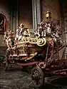 The Car d'Or (Golden Carriage) shown in the collegiate church