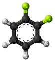 Difluorobenzene molecule