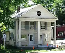 120 Main Street was built c. 1835 in the Greek Revival style