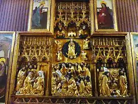 The retable of the Virgin, in the church of Saint-Roch