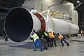 Titan IV-B stage one and SRMU's at the National Museum of the United States Air Force