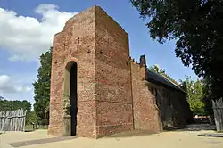 Current view of the rebuilt 1907 church