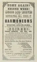 Harmoneons performing at Horticultural Hall, 1851