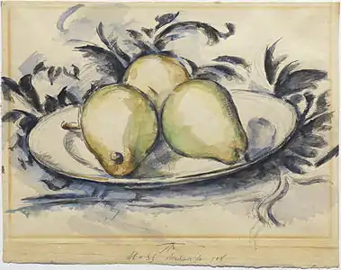 Paul Cézanne, Three Pears, ca. 1888-90