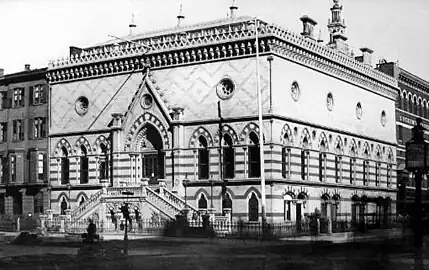 National Academy of Design (1861), New York, New York. Peter B. Wight, architect.