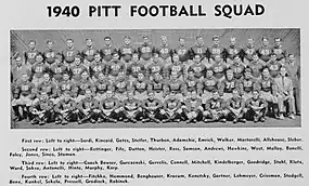 1940 Pitt football squad