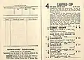 1950 Caulfield Cup racebook showing starters & results