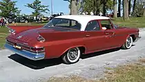 The 1961 Newport had prominent tailfins