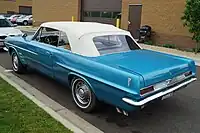 1963 Pontiac LeMans convertible (rear)