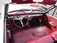 1965 Dodge Dart convertible interior