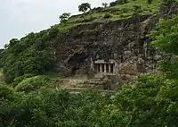 Aurangabad caves from distance