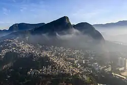 Aerial photo of Vidigal