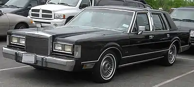 1981-1985 Lincoln Town Car (1980 Continental is similar)