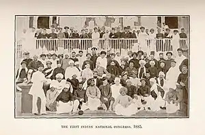  Leaders of the Congress Party gathered in 1885