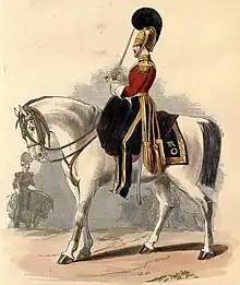 Soldier of the 1st (Royal) Regiment of Dragoons, 1839