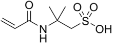 Skeletal formula of AMPS