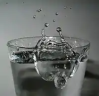 Impact of a drop of water