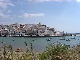 The centre of Ferragudo, seen from across the Arade River