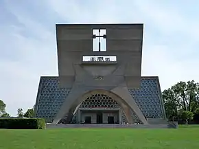 Saint John's Abbey Church on the campus of SJU