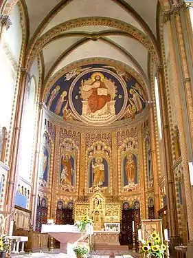 Church St. Pankraz at Anholt, Germany, in the Romanesque style