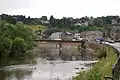 The Ourthe flowing through Comblain-au-Pont