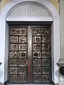 Replica of the Płock Doors (original in Velikiy Novgorod)