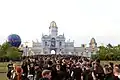 Wave-Gotik-Treffen 2016; Belantis park in the background