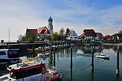 Harbour with the Church of Saint George